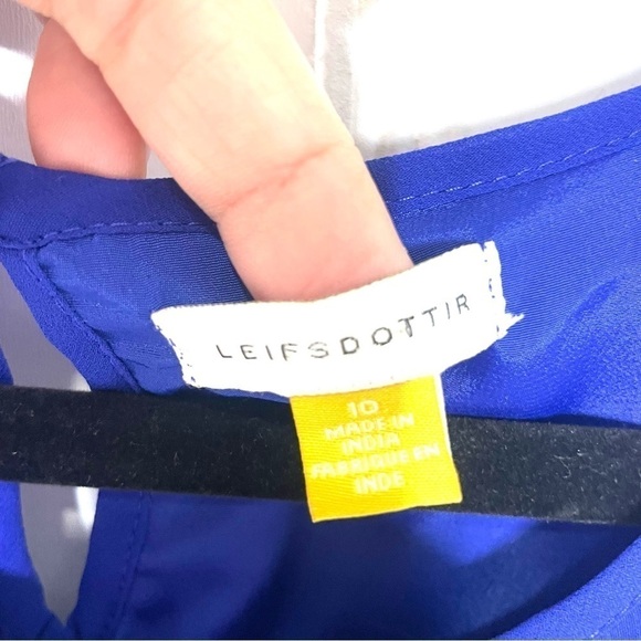 Anthropologie Amapola Sleeveless Shift Dress by Leifsdottir Sz 10 042 - Picture 7 of 11